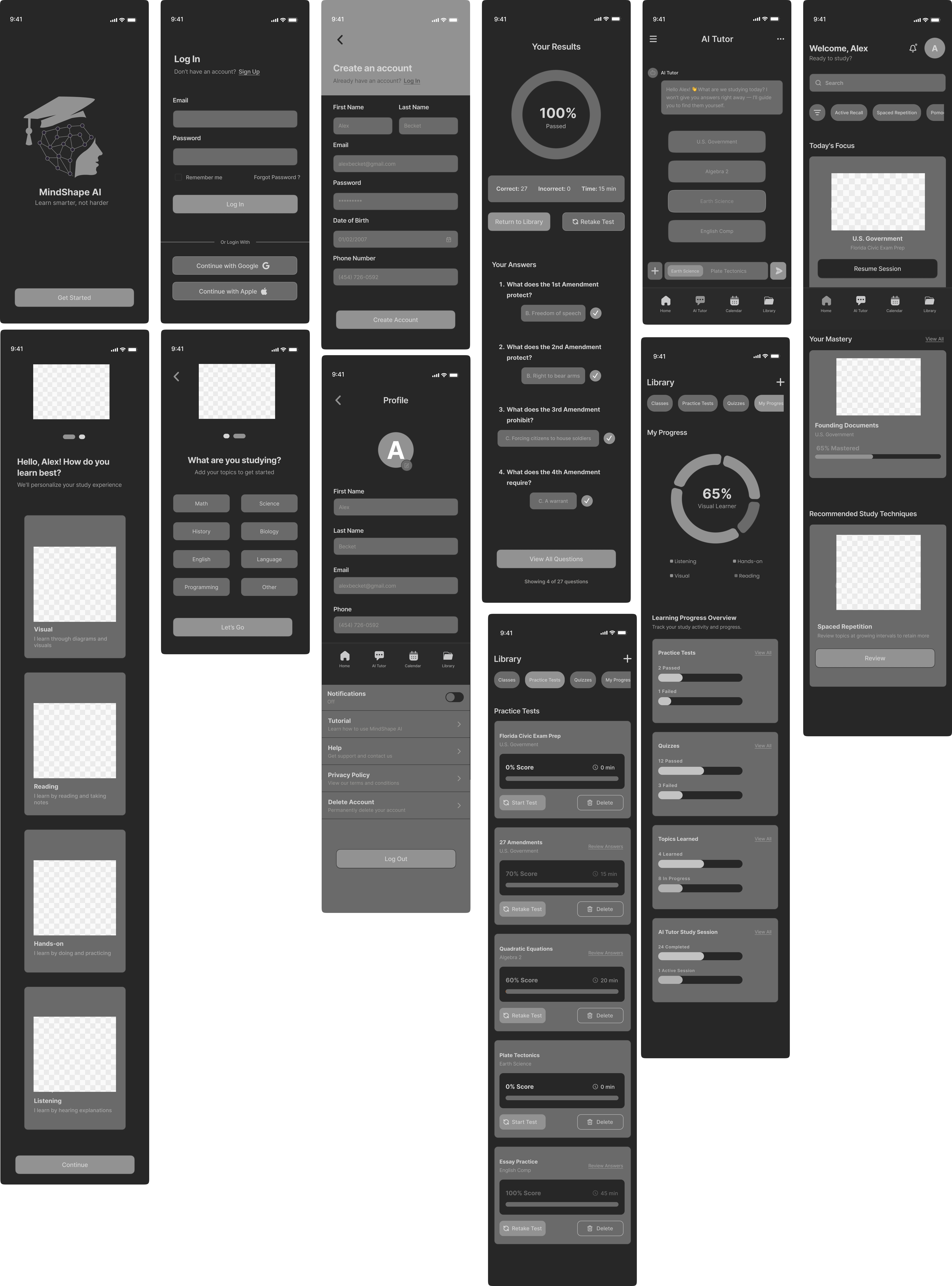 Wireframes